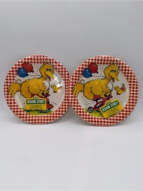 Vintage Sesame Street Party Plates